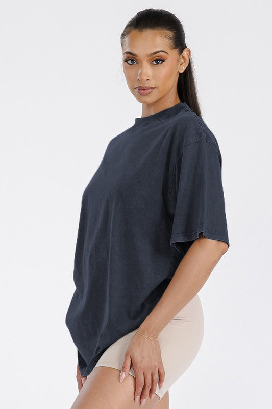 Womens Oversized Cotton Boyfriend Shirt