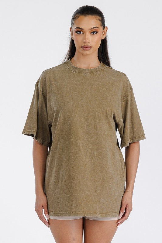 Womens Oversized Cotton Boyfriend Shirt