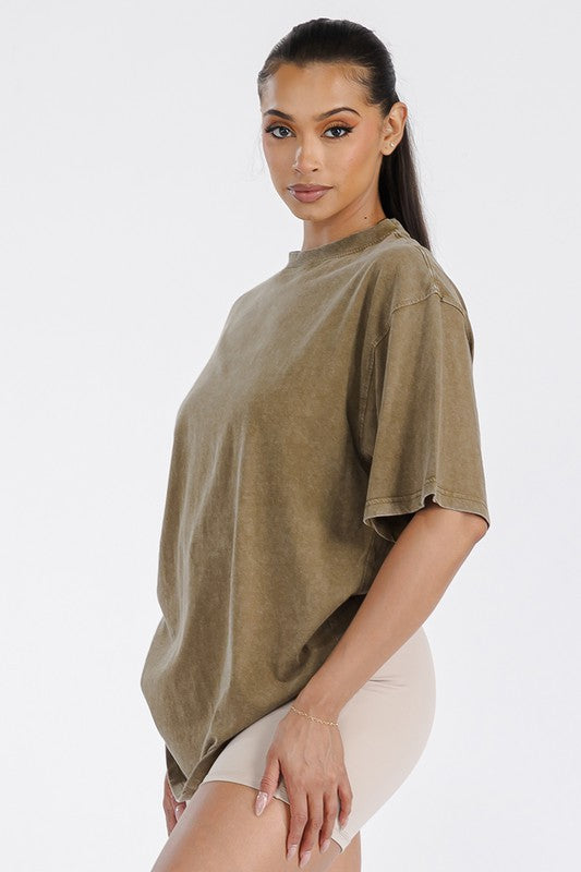 Womens Oversized Cotton Boyfriend Shirt